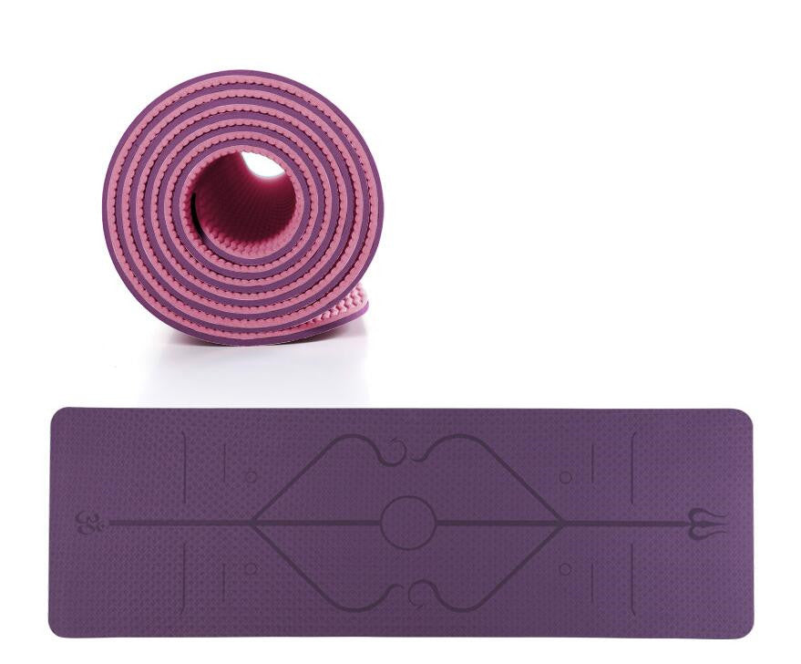 ComfortGrip TPE Yoga Mat – Non-Slip, Eco-Friendly Fitness Mat for Yoga & Workout