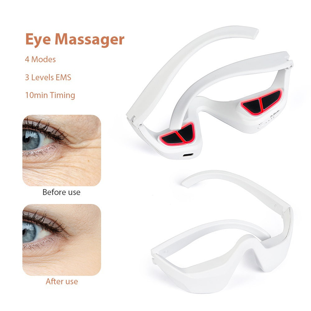 Advanced Eye Massager Glasses – Relax, Refresh & Relieve Eye Fatigue