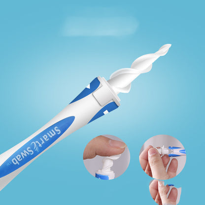 Rotating Silicone Ear Cleaner – Screw-Type Safe & Painless Ear Wax Removal Tool