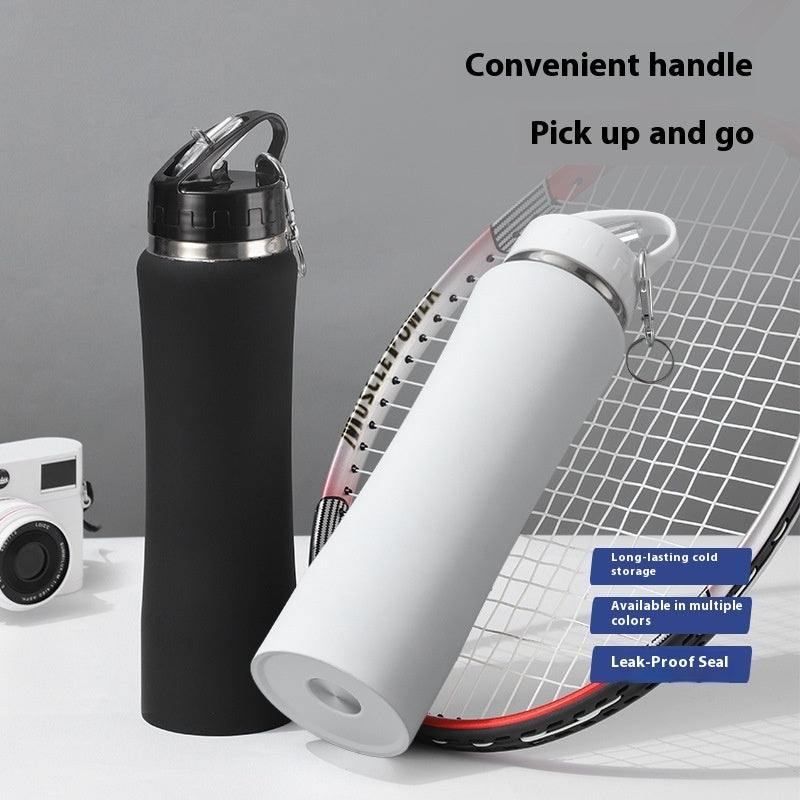 304 Double-Wall Stainless Steel Slim Waist Tumbler with Straw – Portable & Reusable