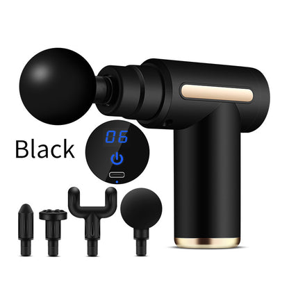 Portable Rechargeable Fascia Gun – Electric Muscle & Neck Massager for Fitness Recovery